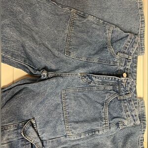 Women’s Cargo denim blue jeans